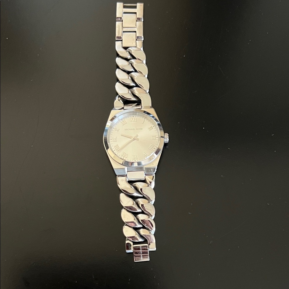 Michael Kors Men's Silver Chain Watch